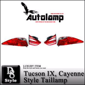 [ Tucson IX auto parts ] Cayenne style LED tail lamp Made in Korea